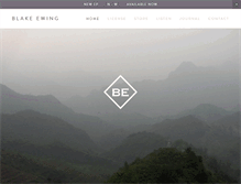 Tablet Screenshot of blakeewingmusic.com